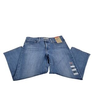 Levi's 311 Shaping Skinny Capris Women's Jeans Mid Rise Size 30 Blue Wash